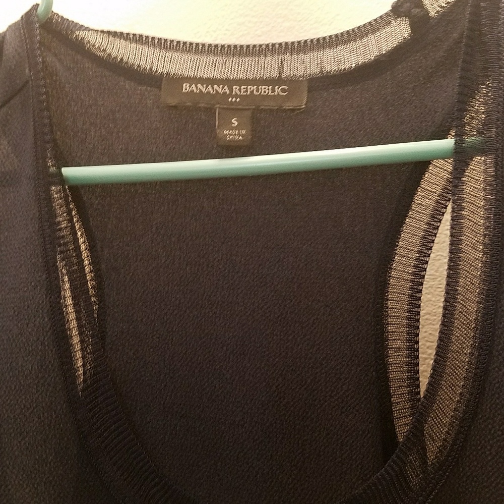 Navy Banana Republic Tank Top - Picture 2 of 4